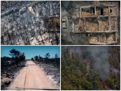  POGLEDAJTE UŽAS KOJI SU ZABILJEŽILE KAMERE SA DRONOVA I SATELITA NA EVIJI: Apokaliptične scene sa grčkog ostrva (VIDEO) 