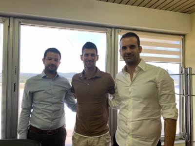  MINISTRI MILATOVIC I SPAJIC SA DJOKOVICEM 