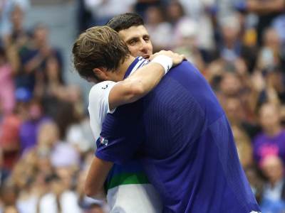  djokovic medvedev us open  
