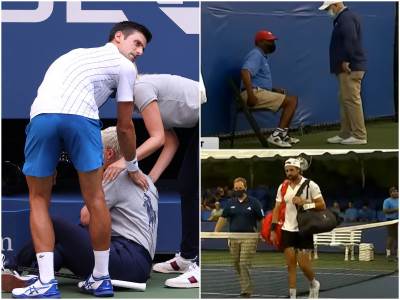  dikvalifikovan kao djokovic, pogodio sudiju 
