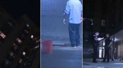  covjek pao na prolaznika u njujorku 