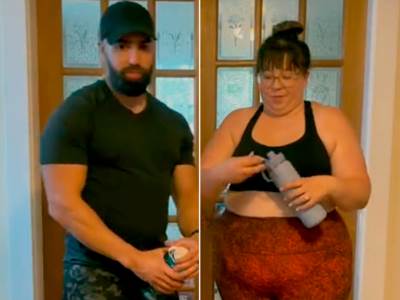  neobican par bilder debela zena 