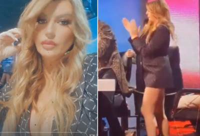  viki miljkovic bez brusa i suknje na snimanju zvezda granda 