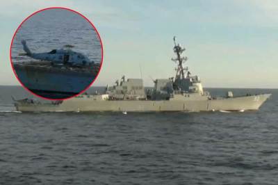  Ruski razarač "Admiral Tribuc" sprijecio americki razarac da udje u vode rusije 