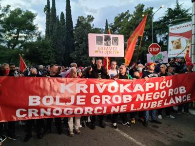  protest ispred vlade doneseni dokazi o nasilju na cetinju 