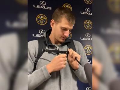  nikola jokic prekinuo novinara  