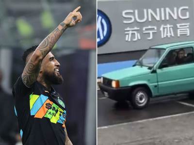  arturo vidal dosao na trening fiatom  