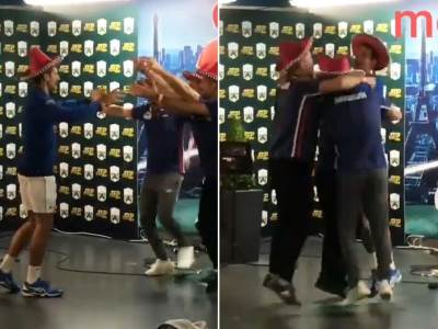  novak djokovic i navijaci video 