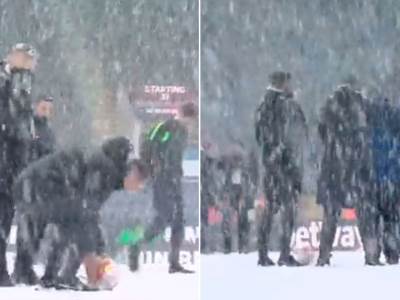  zbog snijezne mecave otkazan mec barnlija i totenhema premijer lige 