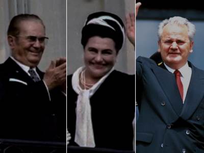 Josip Broz Tito, Jovanka Broz, Slobodan Milošević 