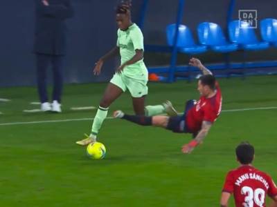  Osasuna atletik bilbao faul 