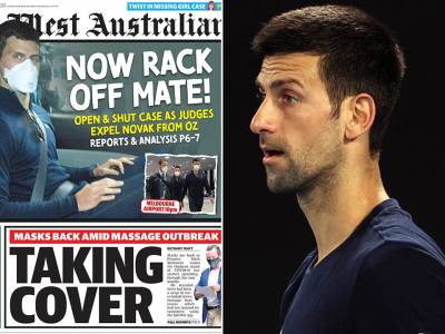  australijski tabloidi o novaku djokovicu 