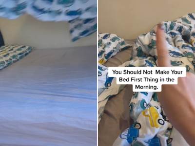 Žena objašnjava zašto da ne raspremate krevet ujutru.jpg 