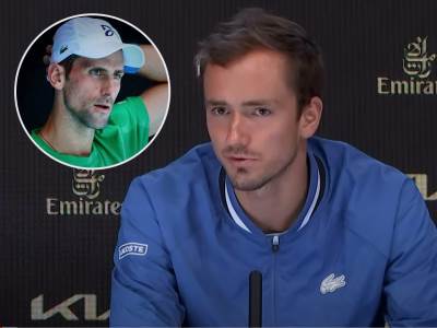  Danil Medvedev, Novak Đoković 