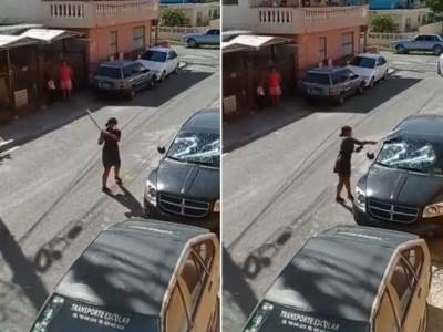  Bejzbol palicom cepa automobil 