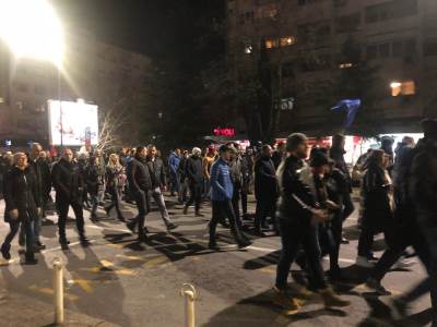  protest u podgorici zbog manjinske vlade 