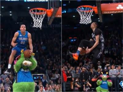  Zek Lavin i Eron Gordon takmičenje u zakucavanju 