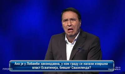  voditelj potere ne moze da procita pitanje 