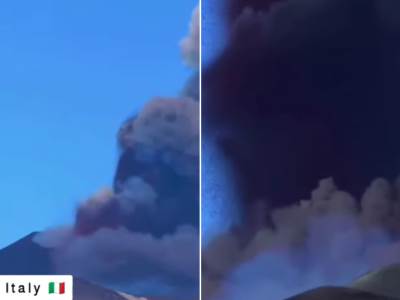  erupcija vulkana Etna 
