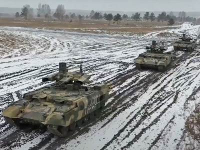  kolona tenkova rusija 
