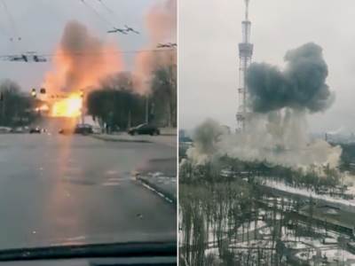  pogodjen toranj u kijevu video 