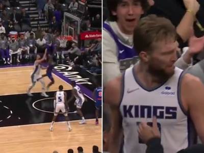 sabonis, faul, nba kings 