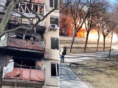  projektil sa neba pada pored covjeka i raznosi sve pred sobom 