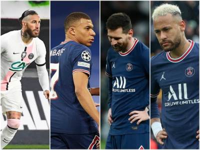  Ramos Mbape Mesi Nejmar PSŽ 1 