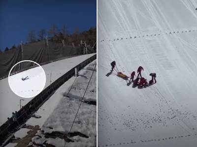  ski skakac iz slovenije pao sa skakaonice 