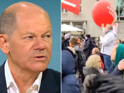  njemci vrijedjali olafa solca na ulici 