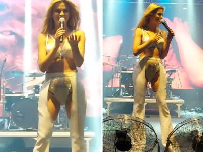  Milica Pavlović nastup u pantalonama sa rupama 