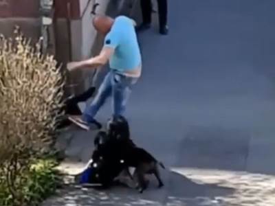  oglasio se muskarac koji je sutirao psa i zenu 