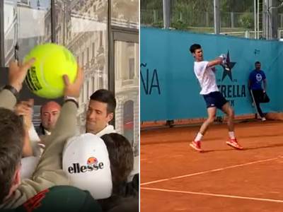 novak djokovic madrid trening 