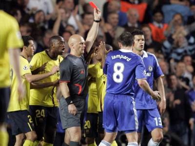  Ovrebo Čelsi Barselona 