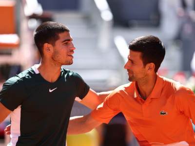  karlos alkaraz novak djokovic masters madrid 