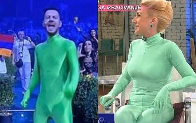  voditelj eurosonga u istom autfitu kao jovana jeremic 