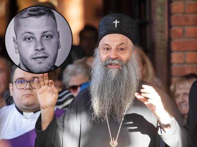 Patrijarh Porfirije na sahrani Mateja Periše 
