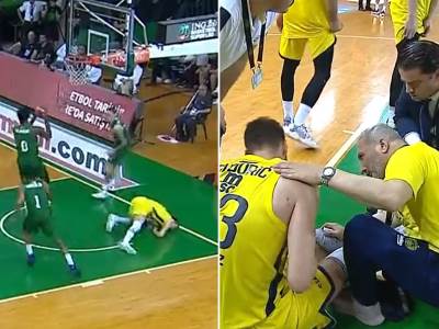  Marko Gudurić je sa velike visine pao pravo na lakat 