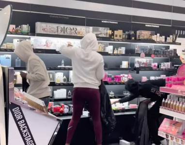  snimak pljačke u parfimeriji "Sefora" u Los Anđelesu 