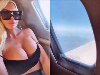  karleuša se raskomotila u privatnom avionu 