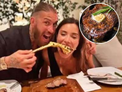  Serhio Ramos  jeo šniclu uvaljanu u zlato 