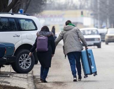  Rusija evakuše civile zbog rata u Ukrajini. 