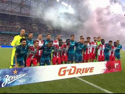  Fudbaleri Crvene zvezde poraženi su (2:1) od Zenita  