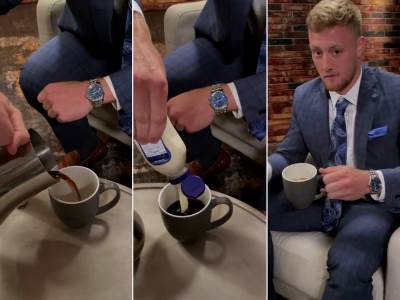  Vil Luis pije kafu sa majonezom 