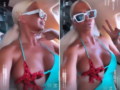  jelena karleusa snimak iz aviona haljina sa zvijezdom 