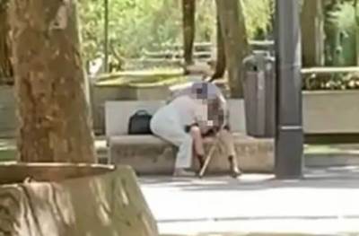  baba i djed seks u parku u spaniji 