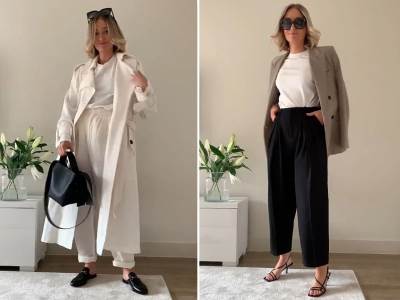  bijela majica 4 kombinacije  