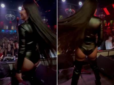 SEKA VRCKA, GUZA U KRUPNOM KADRU! Pjevačica nastupala U KOŽNIM GAĆICAMA - zapalila atmosferu u BUDVI! (VIDEO) 