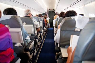   pronađena mrtva žena u avionu  