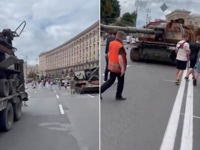  vojna parada u kijevu unisteno rusko naoruzanje 